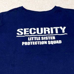 TStars - Boys Little Sister Protection Squad Short Sleeve T-Shirt - Size 5/6T